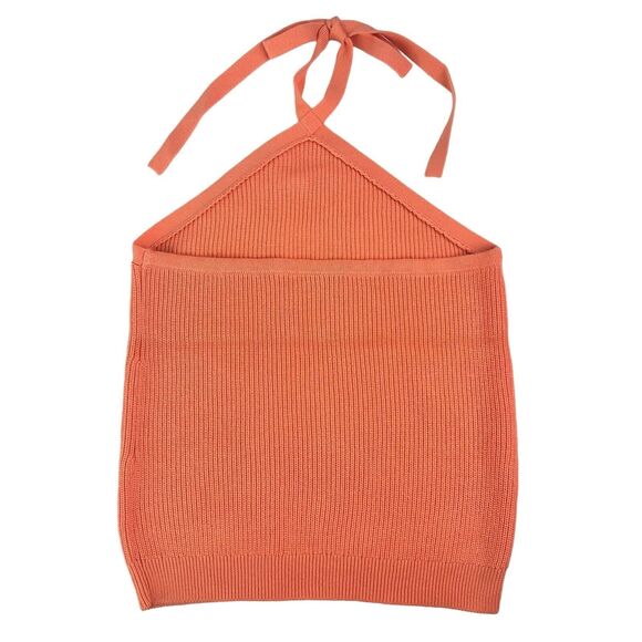 J. Crew Halter Sweater Tank Womens XXL 2XL Cotton / CASHMERE Blend Tie Backless - Picture 6 of 10